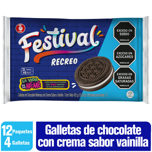 GALLETA FESTIVAL 432G RECREO
